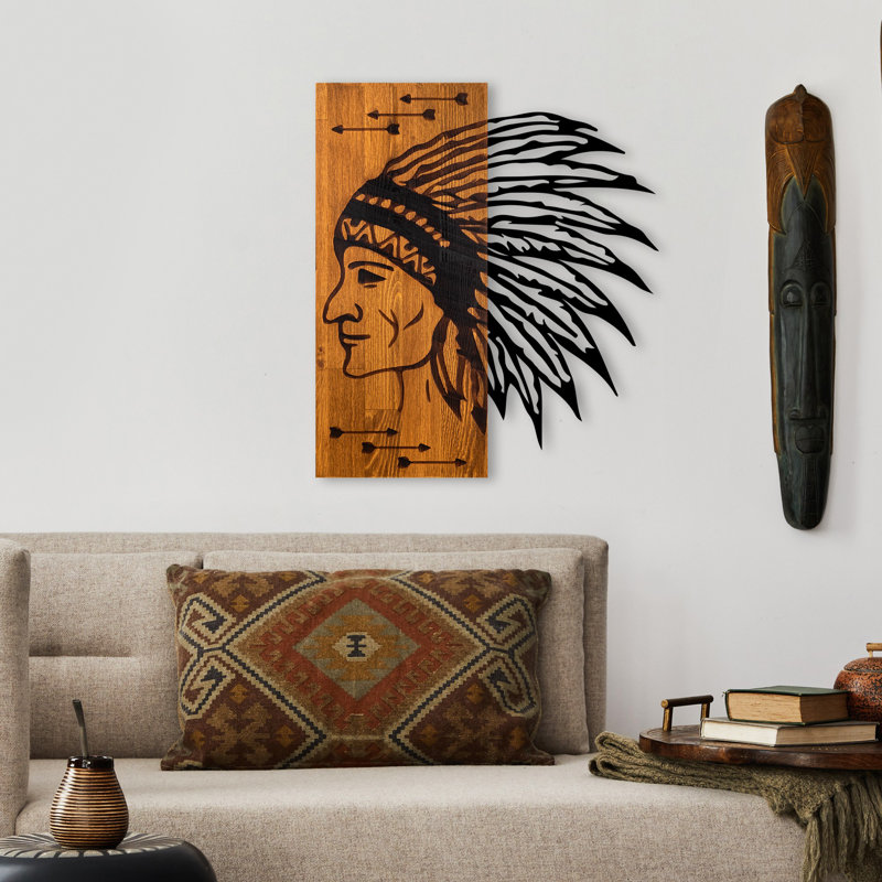 Handmade Wall Decor on Solid Wood