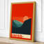 Swiss Alpine Landscape Vintage - Wrapped Canvas-131761810-131761815