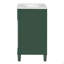 Meuble-lavabo 24 po avec lavabo intégré en céramique, meuble-lavabo simple avec 2 portes et meuble-lavabo simple pour petite et moyenne salle de bain-947083095