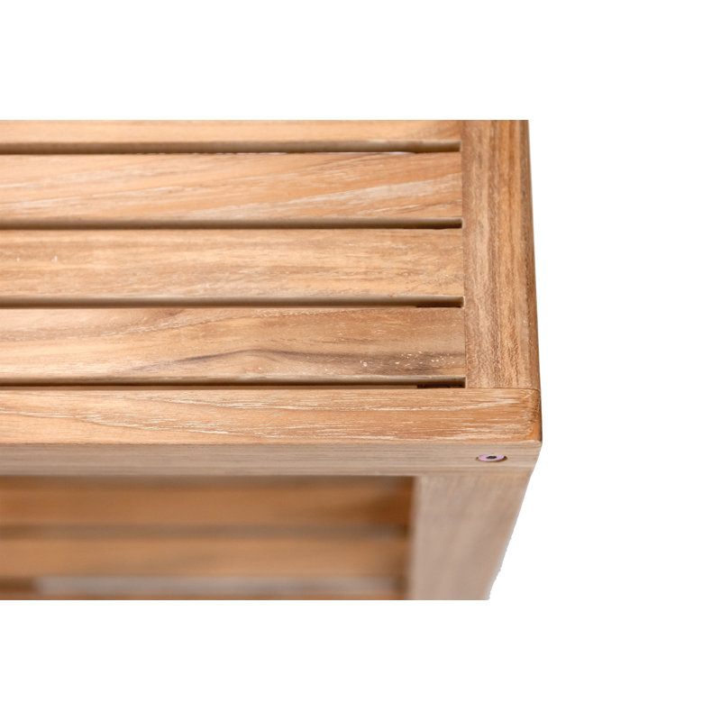 35'' W Teak Shower Bench