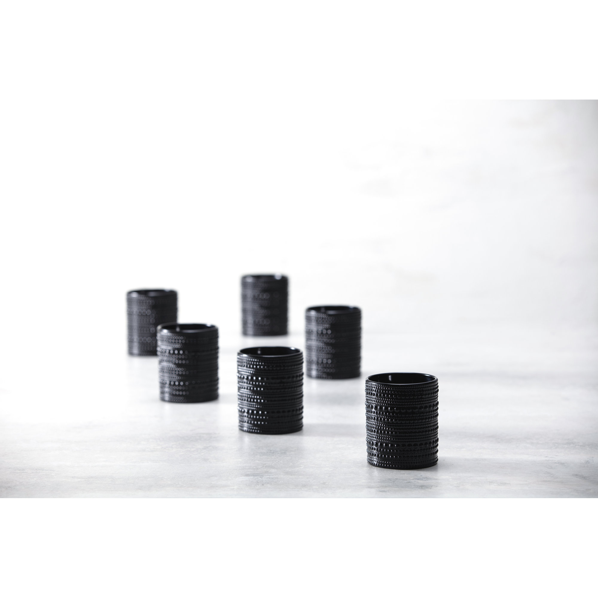Fortessa Jupiter Glass, Iced Beverage (Set of 6), Obsidian, 10 Oz.
