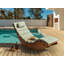 Sun Lounger Pad Cushion BRESCIA PREMIUM 180 x 60 cm-115244177