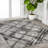 Blackmun Modern Abstract Black/Gray Rug-353531032
