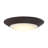 Maislynn Acrylic LED Flush Mount in Bronze-1457953589