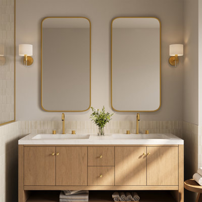 Widespread Bathroom Faucet with Drain