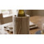 Refroidisseur à vin cylindrique moderne en marbre avec support pour bar à domicile - Ensemble d'accessoires de bar à cocktails contemporain pour comptoir de cuisine - 20 cm, gris