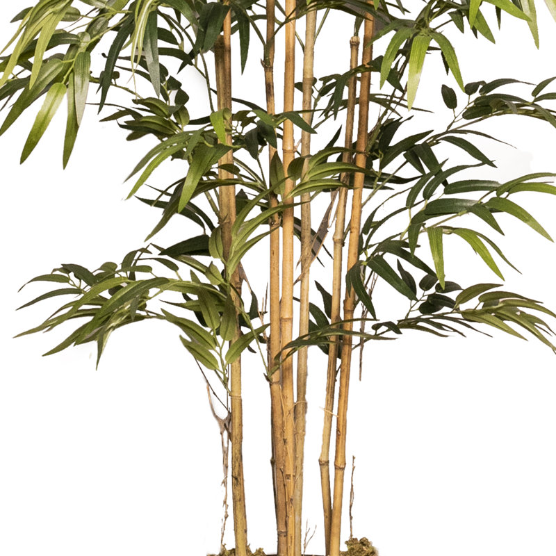 Arbre de bambou artificiel 64,1 po en pot