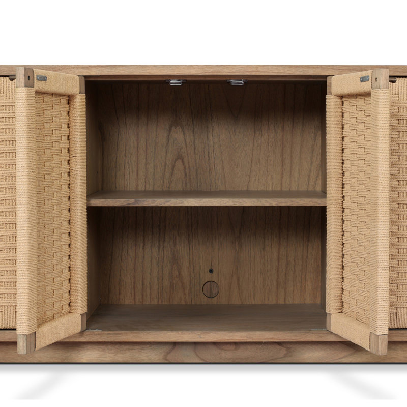 Macklin 82 in. W Sideboard, Sandy Mindi Veneer