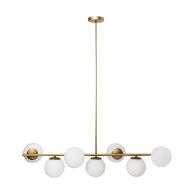 7 - Light Chrome Bulb Pendant
