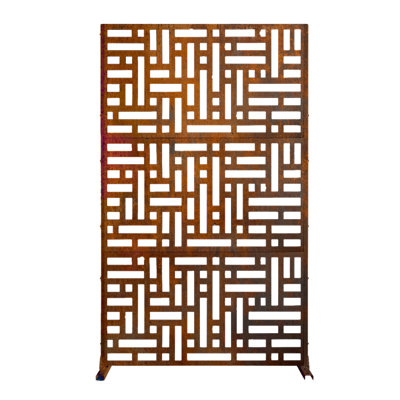 Metal Outdoor Maze Privacy Screen 90cm X 180cm
