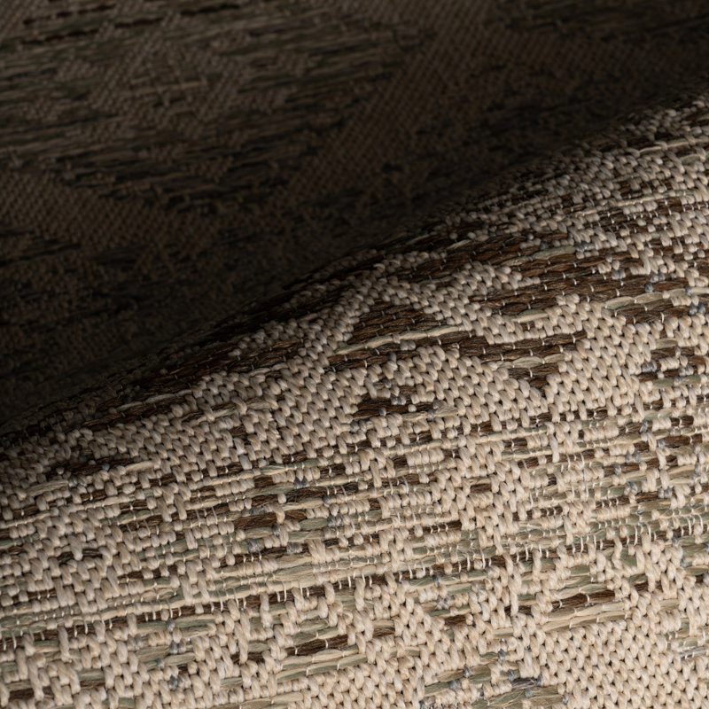  Tapis à bordure sud-ouest Elyshara, Rectangle 6 pi 7 po x 9 pi