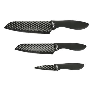 Fingerhut - Gourmet Edge 6-Pc. Nonstick Ceramic-Coated Knife Set