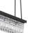 5 - Light 29.5"W Kitchen Island Tiered Pendant With Crystal Accents
