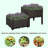 2 Piece Raised Garden Bed Self-Watering Planter Box With Legs-729982047