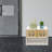 Foldable Rectangular Freestanding Shoe Cabinet With Wheels-578620391
