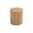 18" Natural Solid Wood Round End Table