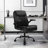 Nakysha Executive PU Leather Office Chair with Swivel Base and Flip-up Armrests-727507569