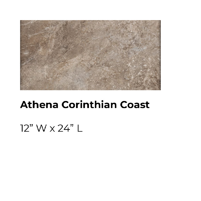 ADURA®Max with Microban® Athena 12" x 24" x 8mm WPC Luxury Vinyl Plank, Corinthian Coast