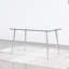 Bureau d'écriture en verre Minimalist