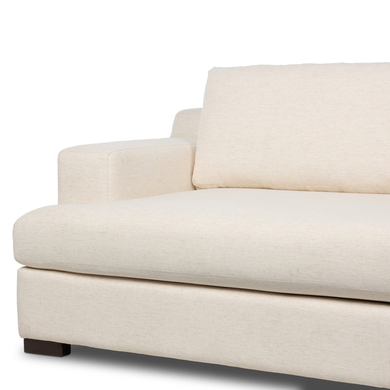 Crispin Sofa, 33" H x 96" W x 42.50" D, Crypton Nomad Snow