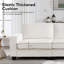 Canapé à 3 places en velours côtelé de 114,2 po de largeur avec ports USB et de type C-1233473462