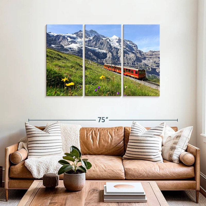 Chemin de fer Mehar Jungfrau, H 36 po x l 57 po