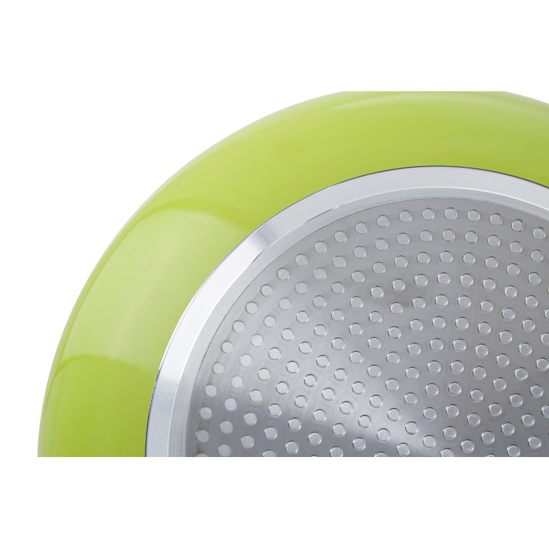 Aluminum Non-Stick Frying Pan, 26cm W, Green