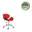 Larkin Faux Leather Mid-Century Office Chair-2068349372