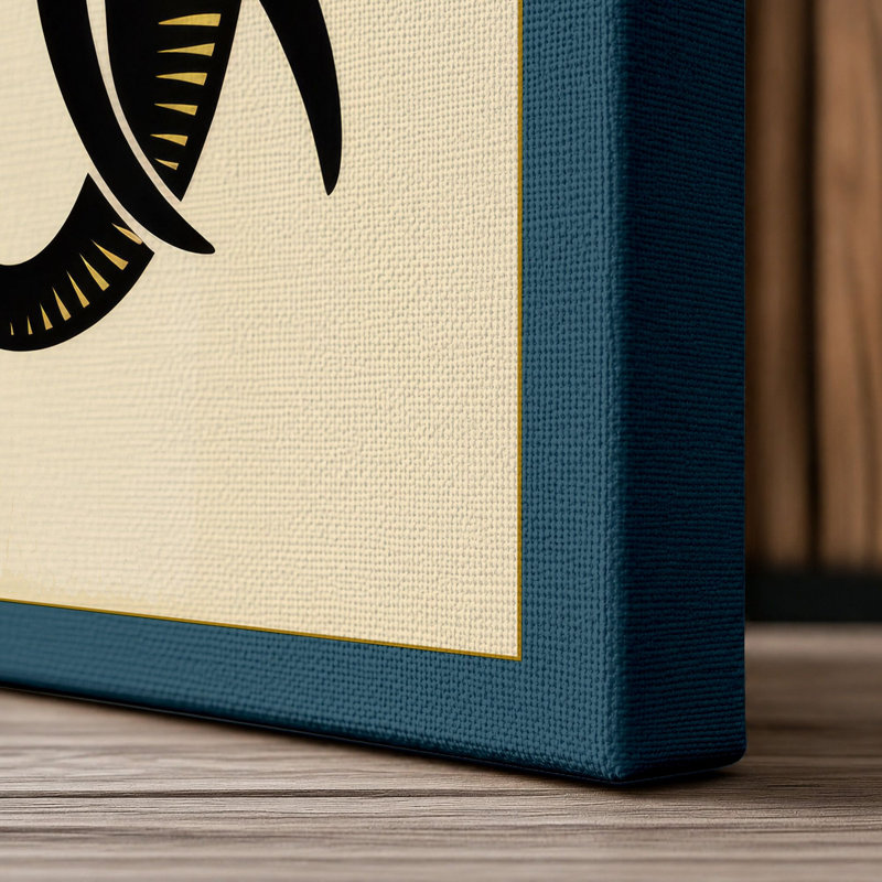 Print, 18x12 - 45.7 x 30.5 cm, Teal Border