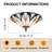 Tiffany 18 Inch 3 Light Dimmable Tiffany Glass Flush Mount Light