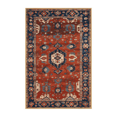 Machine Washable Turkish Brown Area Rug