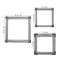 Ensemble de 3 tablettes murales Steger