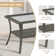 Carolina Rectangular Glass Outdoor Coffee Table