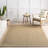Palacio Farmhouse Seagrass Area Rug in Beige-1649769105