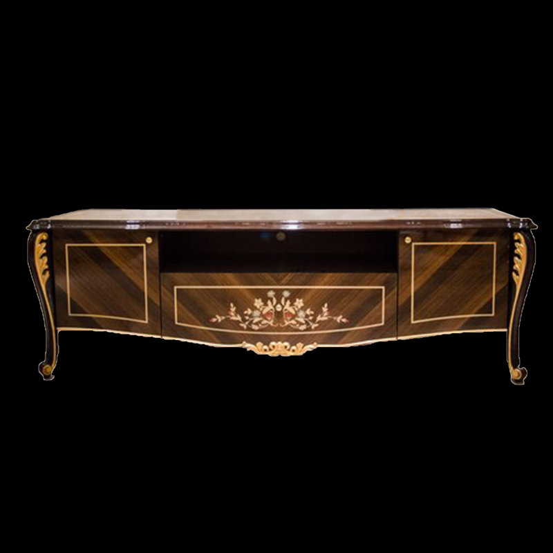 Athena Solid Wood TV Stand, 88"