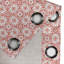 Rideau à œillets décoratif à 2 panneaux Latitude Run® Coral, 50 po, blanc corail pâle-1630571790