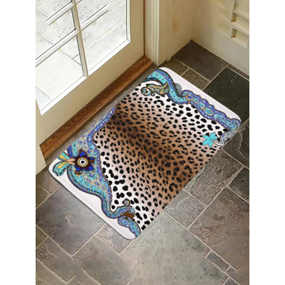Tapis pour salle de bain Leopard