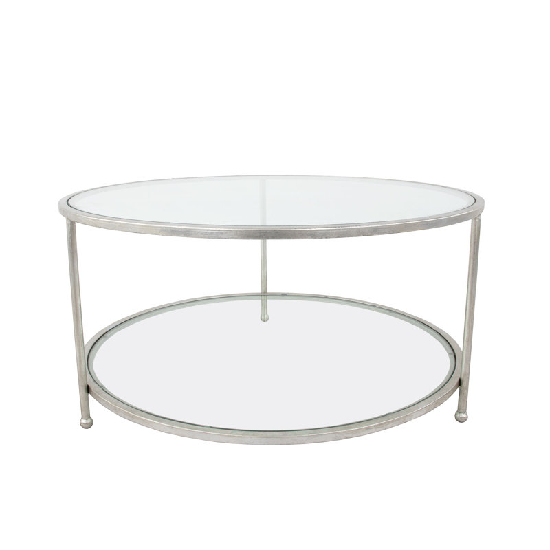 Lilia Coffee Table, Silver