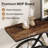 70.9'' Extra Long Console Table with Bicycle Base, Narrow Sofa Table Industrial Entryway Table-1566125484-1569280343