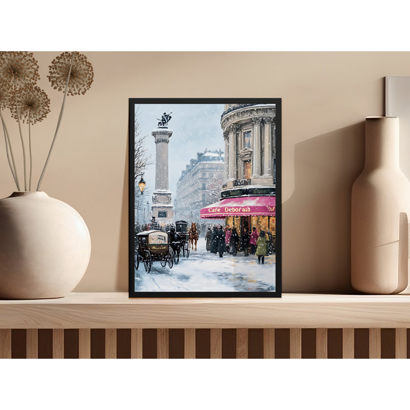 Caroline 1 Piece Floater Frame Wall Art, 24x36
