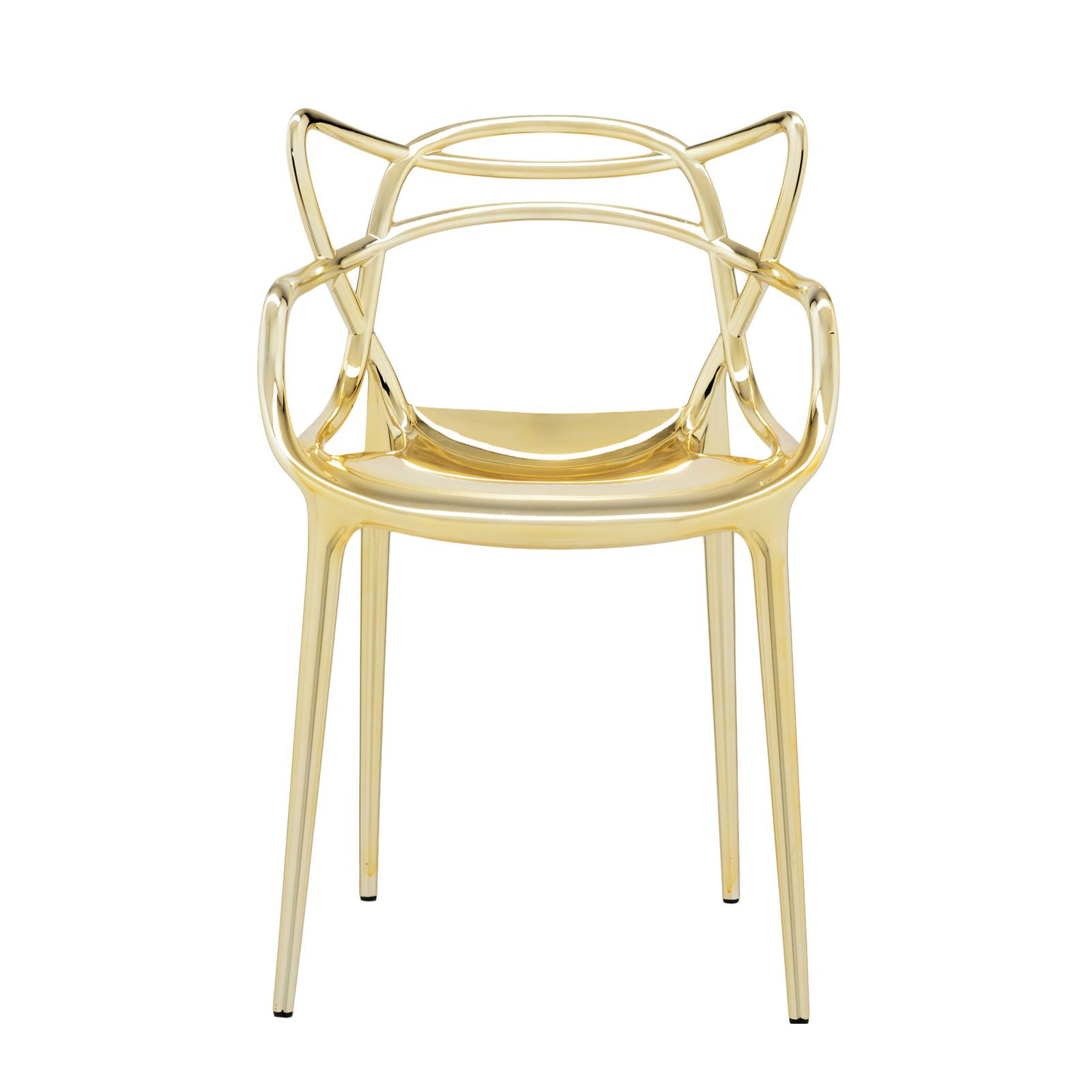 Masters Metal Armchair, Gold