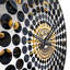 Liannys - Horloge murale géométrique abstraite-553635692