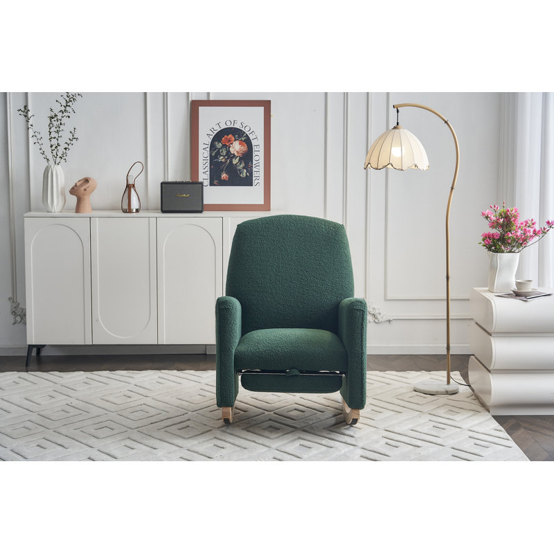 Chaise berçante Teddy, Vert