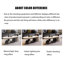 Ensemble de tables basses ovales et rondes