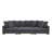 Aulikki 135'' Square Arm Sofa-1438101827