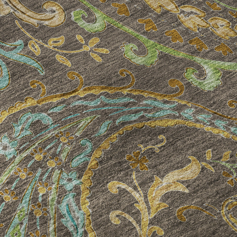  Premium Machine Washable Cerrito AMF533 Rug, Rectangle 1'8" x 2'6"