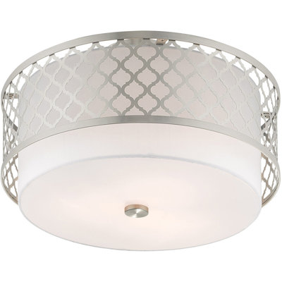 Pilirani Fabric Semi Flush Mount