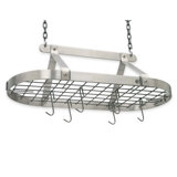 Gourmet to Decor Oval Hanging Pot Rack