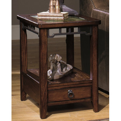 5013 Stone Top End Table with Storage