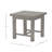 Club Aluminum End Table - Oyster-36820672